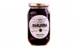 Bhuira Black Cherry Preserve   Glass Bottle  470 grams